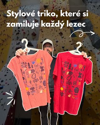 Hledáš triko, který si můžeš vzít na stěnu, do skal i na každodenní nošení? Koukni na triko Arcos a Jay! 🤩Tahle trika se...